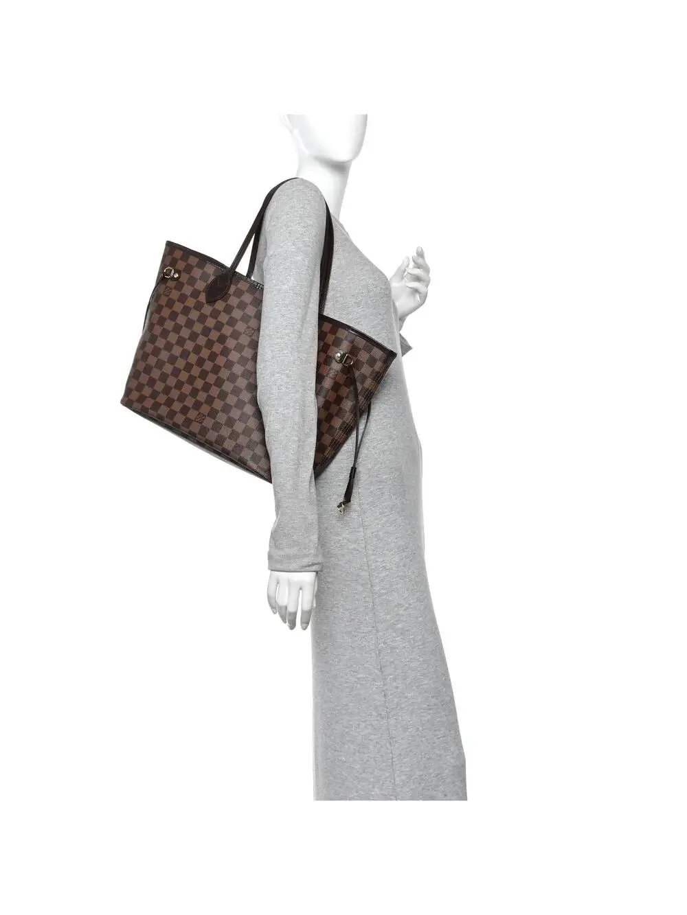 Louis Vuitton Damier Ebene Neverfull Mm #321968L14B